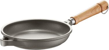 Сковорода Berndes Bonanza 24 см з індукційним дном, високим бортиком та 3-шаровим антипригарним покриттям, міцний алюмінієвий литвий корпус, чорна (сковорода, 20 см)