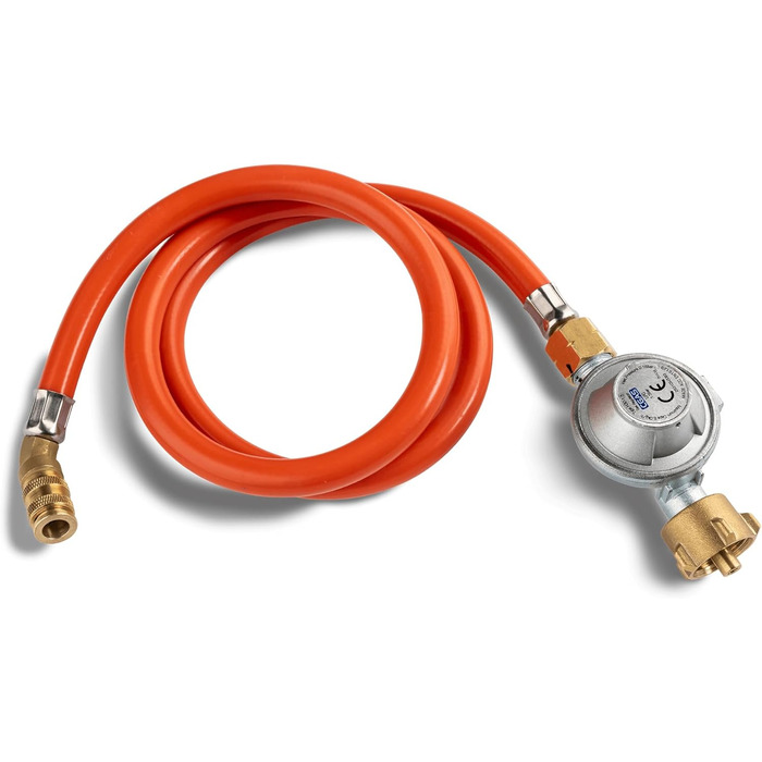 Rollwagen для газового гриля Wayne від BURNHARD®: міцна сталева рама, пластикові столики, адаптер для газового балону