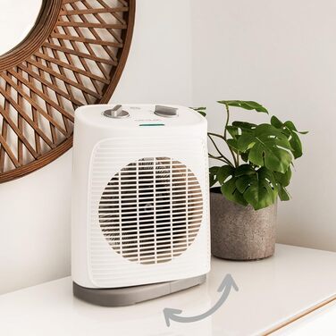 Електричний обігрівач Cecotec ReadyWarm 2050 Max Force Rotate - 2000 Вт, обертання 65°, 3 режими, термостат, 20 м²