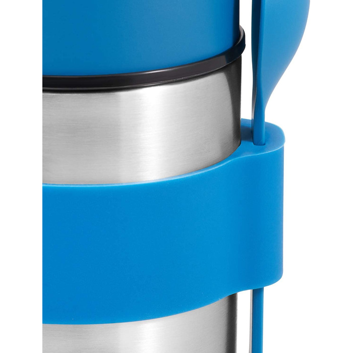 Ізольований контейнер для їжі Polar Gear - 3-шаровий контейнер для супу і їжі з нержавіючої сталі з ложкою-їжа і напої залишаються гарячими і холодними протягом 6 годин-для роботи синій