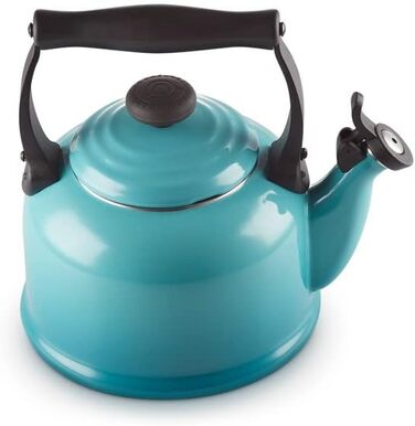 Чайник для води Le Creuset Tradition, 2,1 л, емальована сталь, чорний, 92000800140000 (Карибський басейн)