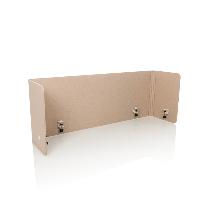 Акустична перегородка для офісу FLEXMIUT U 160x40x60 PET бежева hjh OFFICE