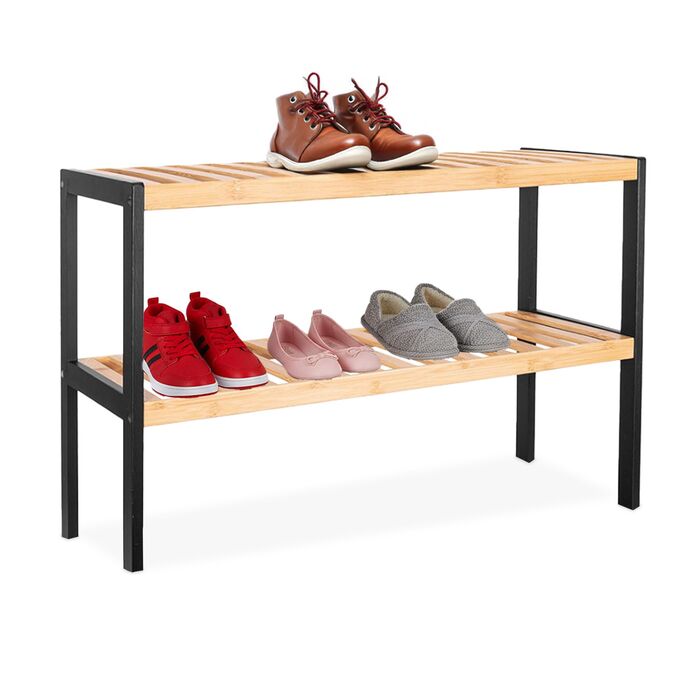 Стелаж для взуття Relaxdays з бамбука