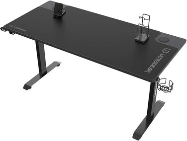 Ігровий стіл ULTRADESK Momentum, килимок розміру XXL, підставка для мобільного телефону, підстаканник, з можливістю завантаження до 130 кг, 152,5x70 см