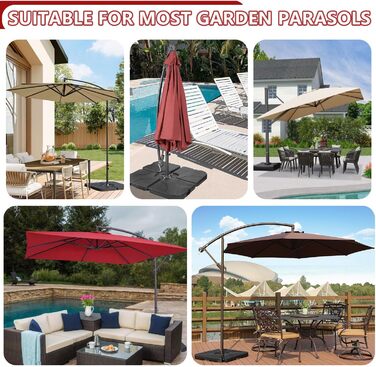 Захисний чохол для парасольки/перголи LAMUNI, водонепроникний, для парасольки/перголи 3-5м, 220x40/70/50 см