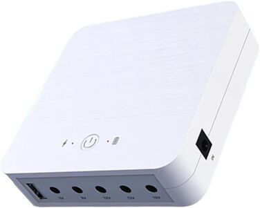 Mini USV 13200mAh з живленням від акумулятора для роутера: 5V, 9V, 12V, 19V