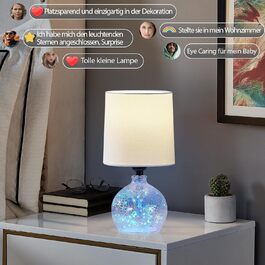 Настільна лампа GyroVu з ротангу, 2 шт. в наборі, Бохо стиль, цоколь E27, для спальні, вітальні, читання