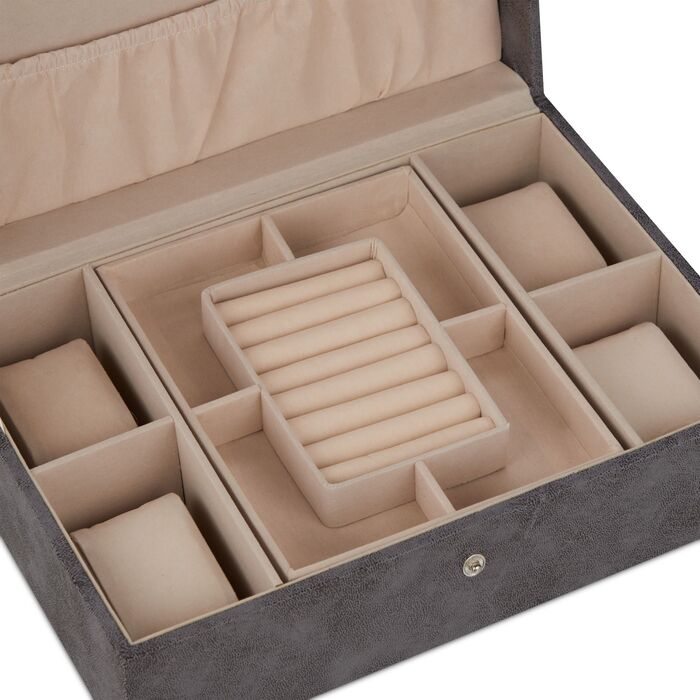 Скринька для прикрас Relaxdays з імітацією шкіри