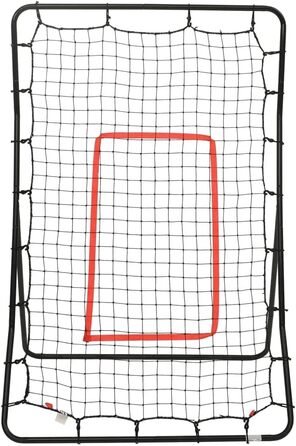 Тренувальна сітка для софтболу VidaXL, футбольна сітка для відскоку воріт, тренувальна сітка для бейсболу, волейболу, баскетболу, 88x79x137 см, сталева