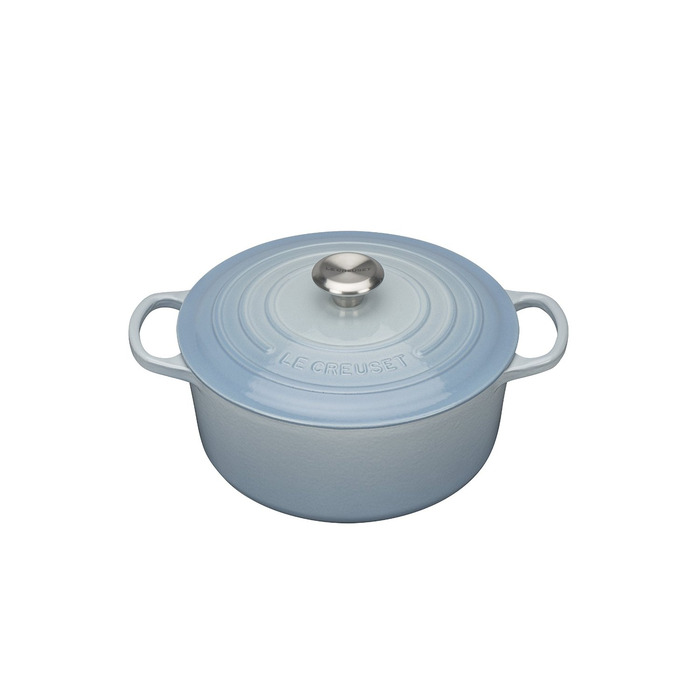 Каструля/жаровня з кришкою 26 см, блакитний океан Signature Le Creuset