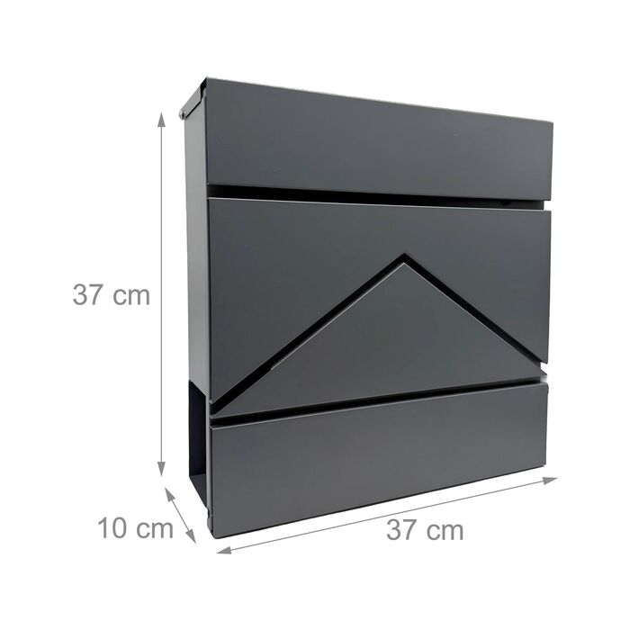 Скрінька для листів Relaxdays з відсіком для газет