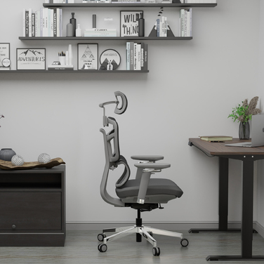 Крісло Mealux S4 Air Fabric Grey (арт. HF-S4 F/G)