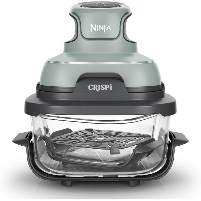 Фритюрниця Ninja CRISPi 3.8 л 4-в-1, 1700 Вт, Salbei FN101UKSG, сіро-зелений колір