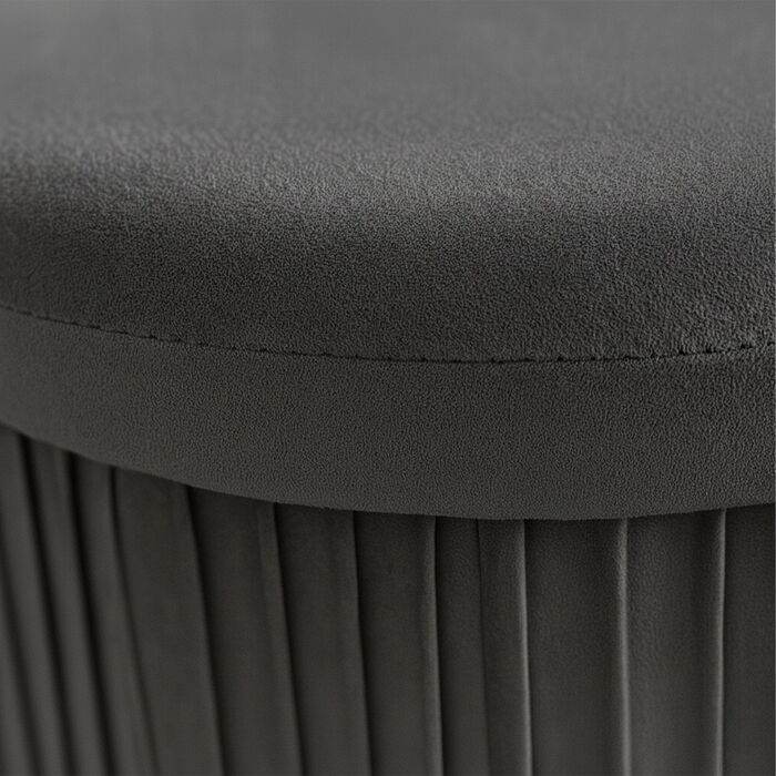 Relaxdays Пуф із оксамиту з об'ємом 30 літрів для зберігання