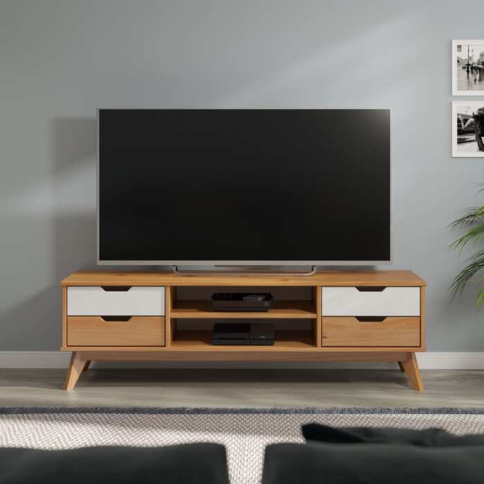 Лоуборд Борнео Натуральна сосна 140x42x40см сертифікований FSC®