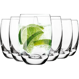 Стакани для води KROSNO стакани для соку стакани для пиття / набір з 6 / 360 мл / елітна колекція / ідеально підходить для дому, ресторанів і Па