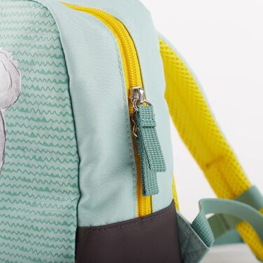 Рюкзак Fuchs Forest Bags для дівчаток і хлопчиків Дитячий рюкзак рекомендований від 2 років синій/помаранчевий, 23x20x10 см (Green/Koala), 25053