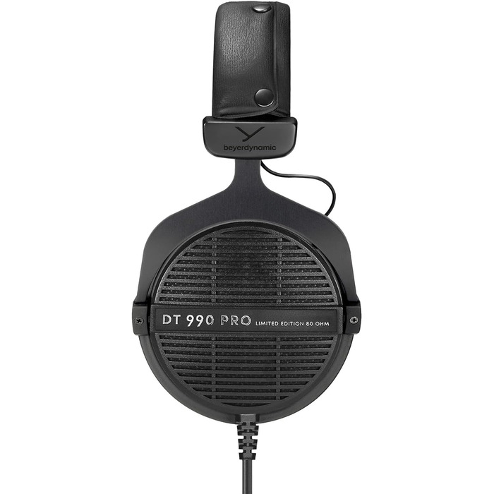 Студійні навушники-вкладиші beyerdynamic DT 990 PRO, односторонні, 80 Ом, чорні, зроблено Німеччина