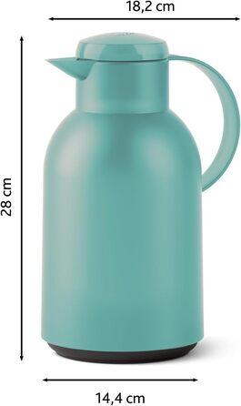 Термос Emsa Samba 1,5 л з ізоляцією Quick Press - 12 год гарячим, 24 год холодним