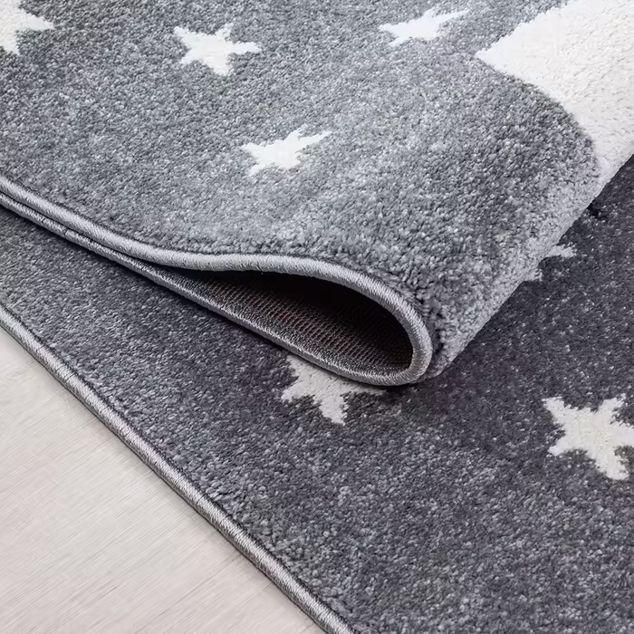 Дитячий килим Carpettex Кішка рожевий 80x150 см – м'який, легкий у догляді, короткий ворс, килимок для дитячої кімнати, для дівчаток і хлопчиків, ігровий, праний, для немовлят