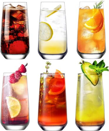 Набір склянок KONZEPT Longdrink 6 шт, 480 мл для коктейлів, соку та води