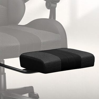 Крісло ігрове Huzaro Force 4.7 Grau Mesh - для геймерів, офісу, з підніжкою, підтримкою спини та шиї, до 140 кг