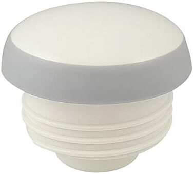 Термос Helios Wave, 1,5 л, пластик, білий, з кришкою-гвинтом, придатний для миття в посудомийній машині