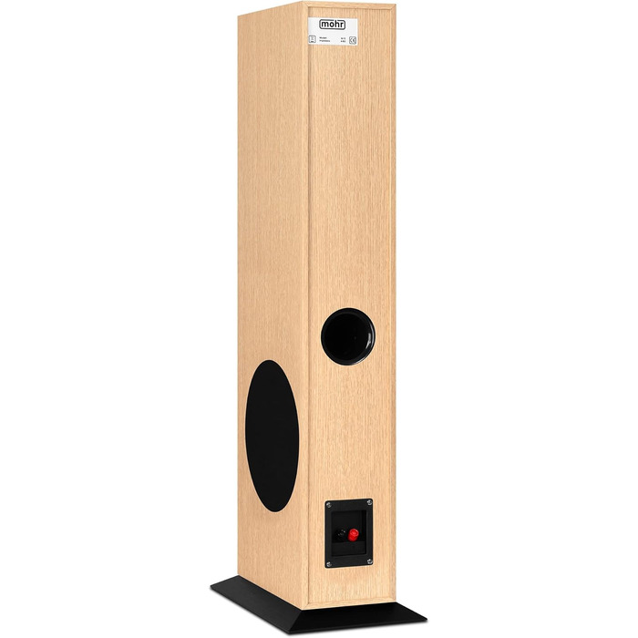 Підлогова акустика mohr SL15 Oak, звук HiFi, елегантна дерев'яна акустика для стерео або домашнього кінотеатру