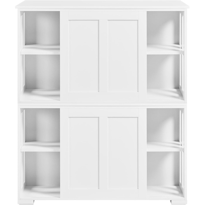 Білий комод-буфет у кухню Yaheetech з полицями та висувними шухлядами