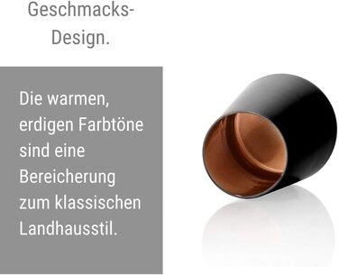 Стакани Stlzle Lausitz 380 мл I Склянки для пиття Набір з 6 чашок I Посудомийна машина Безпечна та ударостійка I Універсальні стакани як склянки для води Стакани для соку Келихи для вина i Чорна бронза