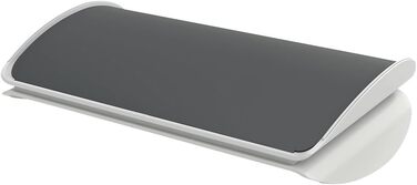 Підставка для ніг Leitz Ergo Cosy, регульована, сіра, 53710089 - для офісу та дому, зменшує біль у спині та плечах