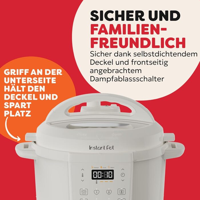 Мультиварка Instant Pot 5.7L 7-в-1 - мультикухня, сковорода, рисоварка, йогуртниця, пароварка, підігрівач