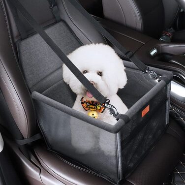 Автокрісло для собак Alfheim, переноска для подорожей з ременем безпеки і пряжкою, дихаюча миється сумка для зберігання, сидіння для собак для маленьких собак