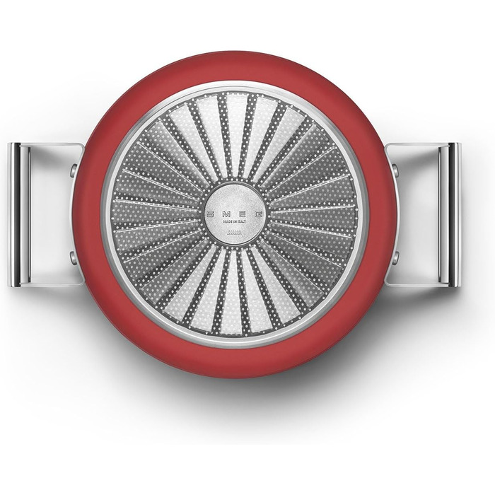 Електричний чайник Smeg KLF05CREU 0.8 л, червоний, з нержавіючої сталі, з індикатором рівня води та захистом від нагрівання