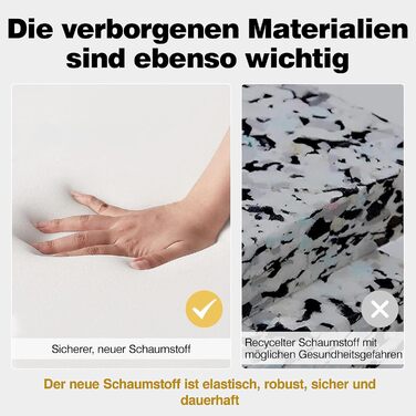 Крісло-мішок Yaheetech з поліестерним покриттям, крісло для телевізора, крісло з підлокітниками, м'яке крісло, крісло-релакс, крісло для відпочинку, біле (сіре, без пуфа)