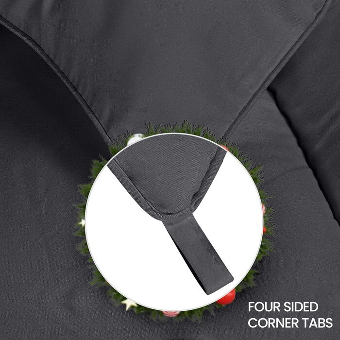 Ковдра Utopia Bedding для цілорічного використання, 370 GSM, дихаюча, стеганий, супер м'яка (білий) 180 x 200 см, сірий