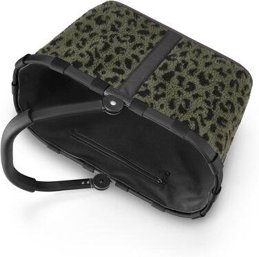 Сумка-шопер Reisenthel Carry Bag Teddy Leo Olive – містка та водонепроникна, з внутрішньою кишенею