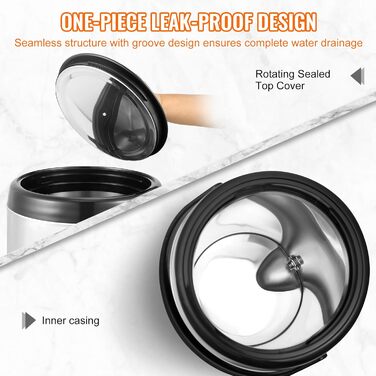 Диспенсер для гарячих та холодних напоїв VEVOR 17.2 л, нержавіюча сталь. Диспенсер для води, кави, молока, соку. Ізотермос 7.6 л