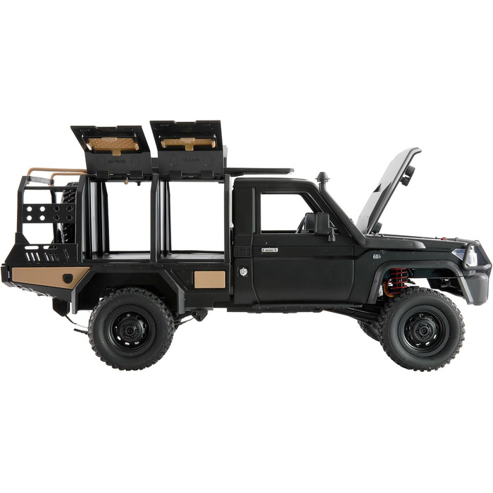 Радіокерований позашляховик Amewi Toyota Land Cruiser Crawler 4WD 1:12 RTR, чорний