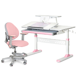 Комплект стіл Evo-Kids TH-320 Pink + крісло Evo-kids Mio KP (арт. TH-320 W/PN + Y-407 KP)