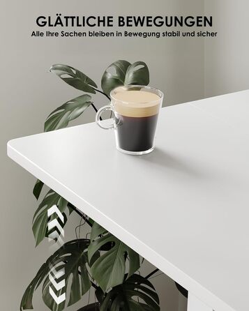 Електричний регульований стіл ErGear 140x70 см з пам'яттю, для дому та офісу, з кріпленням