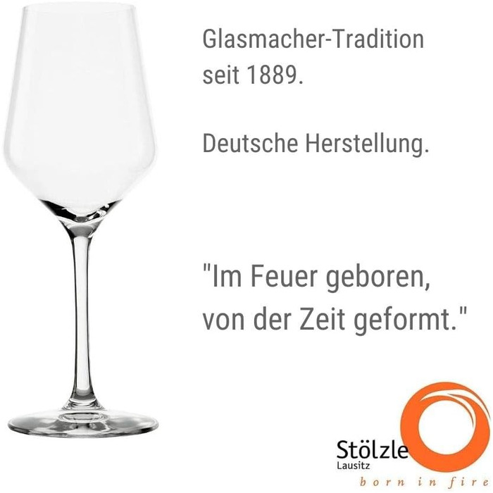 Набір з 6 келихів для білого вина 365мл, Revolution Stölzle Lausitz