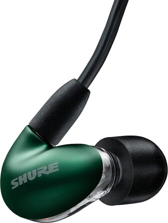 Навушники Shure SE846, висока роздільна здатність, чотири динаміки, настроюються, вкладиші, знімний кабель, Jade Gen 2