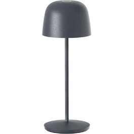 Стійка LED-лампа SOPHIA ROCK біла, бездротова, алюміній, антрацит, регулювання яскравості, висота 28 см