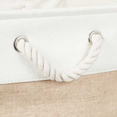 Набір з 4 кошиків для зберігання Relaxdays з льону