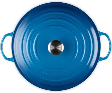 Каструля Le Creuset Signature з чавуну, 32 см, 4.1 л, для всіх плит (в т.ч. індукційних)