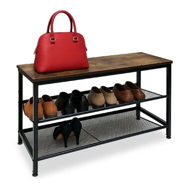 Стелаж для взуття Relaxdays у стилі індустріального лофту