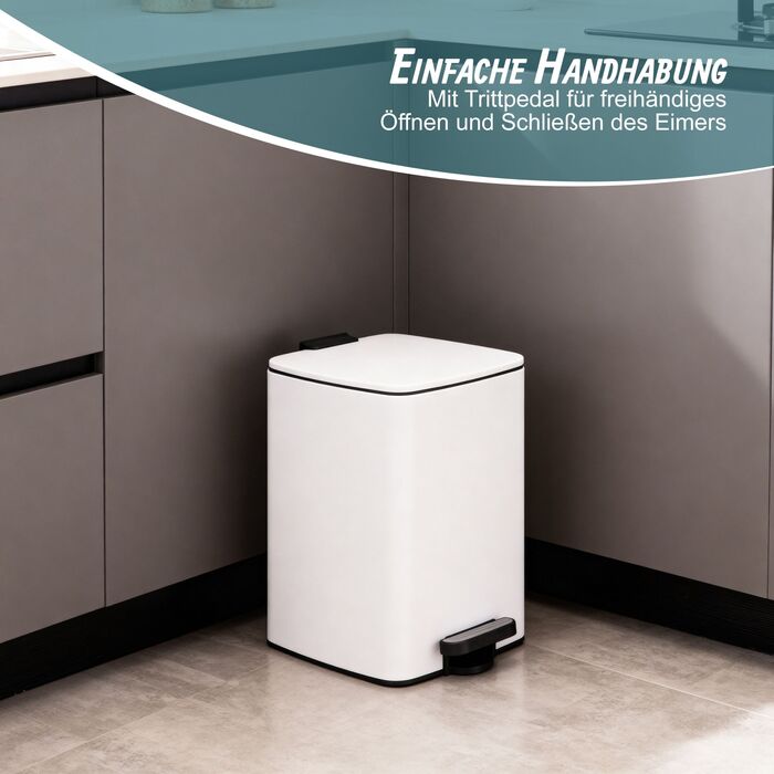 Відро для сміття Relaxdays Кухня, 12 літрів