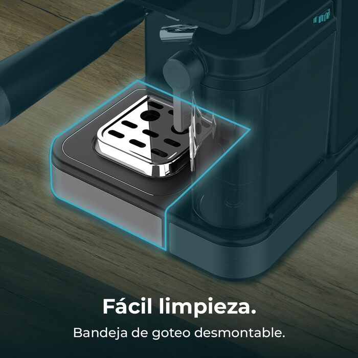 Еспресо-машина Cecotec Power Espresso 20: еспресо, капучино, холодний кавовий напій, 20 Bar, професійна якість для дому. Touch ColdBrew Latte