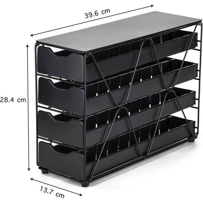 Організатор для капсул Nespresso Vertuo від Bagoo: 4 яруси, для зберігання капсул